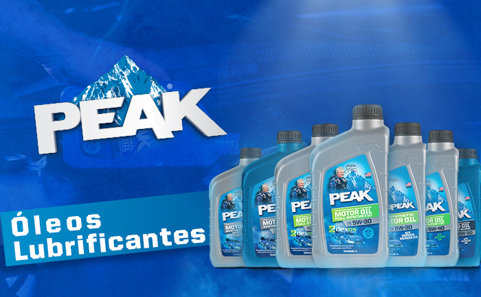 Produtos Peak Automotiva - Lubrificantes (óleo para motor, óleo para transmissão e graxas)